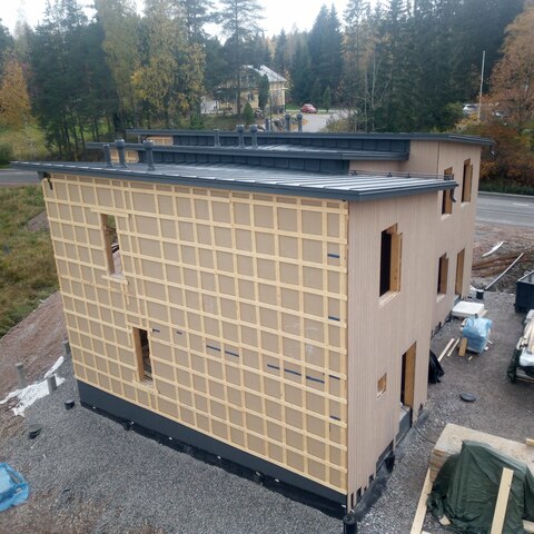 Rivitalo projekti Porvoo 2021